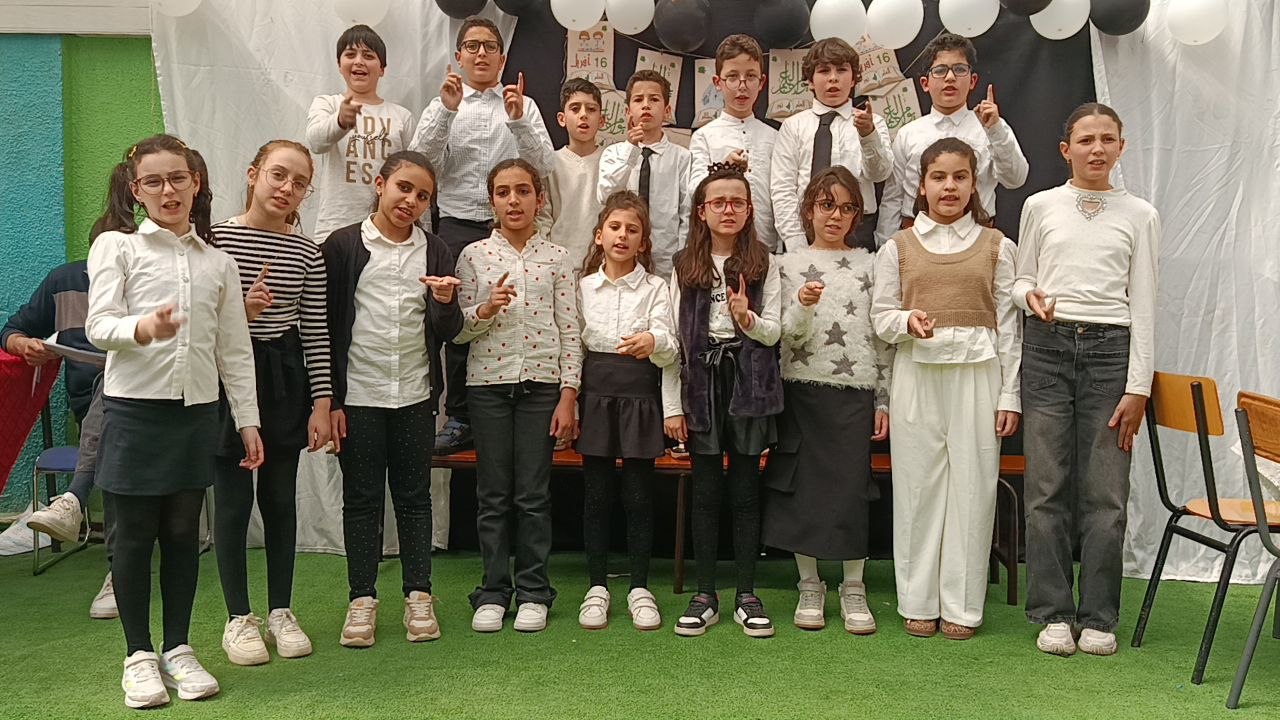 Élèves lors d'une activité scolaire